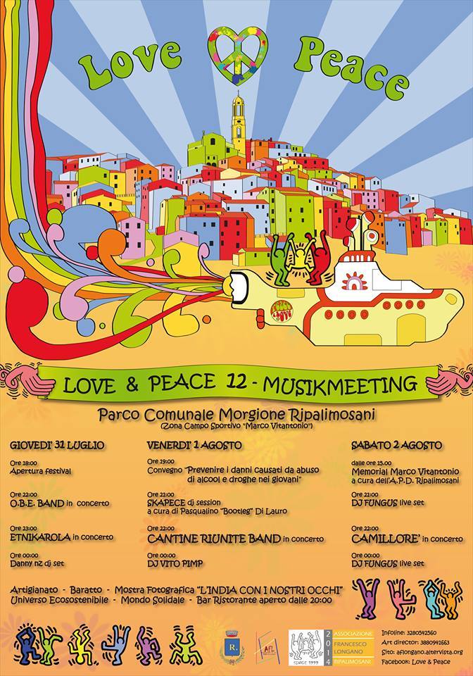 locandina Love  Peace 2014